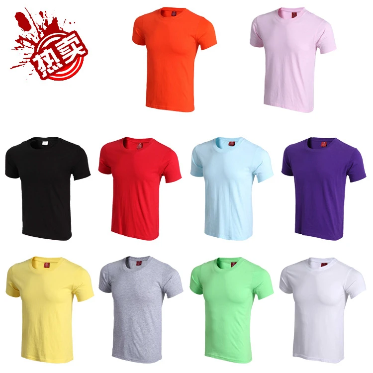 قمصان إعلانية قطنية خالصة T -shirt t -shirt زملاء مخصصين في الجولة